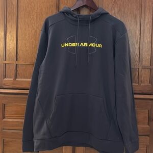 NWT Under Armor Rival Fleece Lock Up Pullover Hoodie Loose Fit